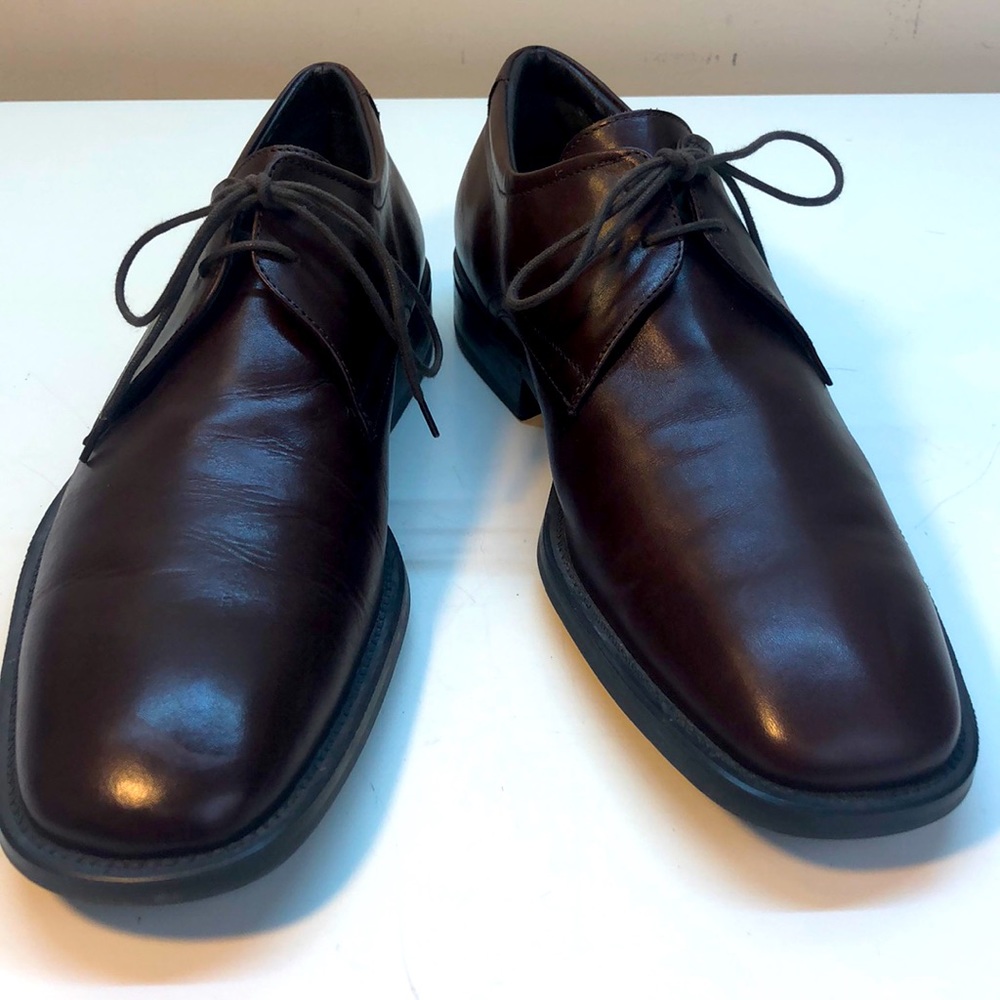 Gordon Rush Brown Italian Leather Shoes Size 9.5